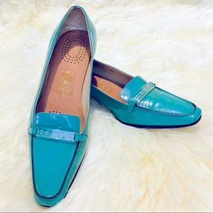 Celine Patent Leather Loafer Heels